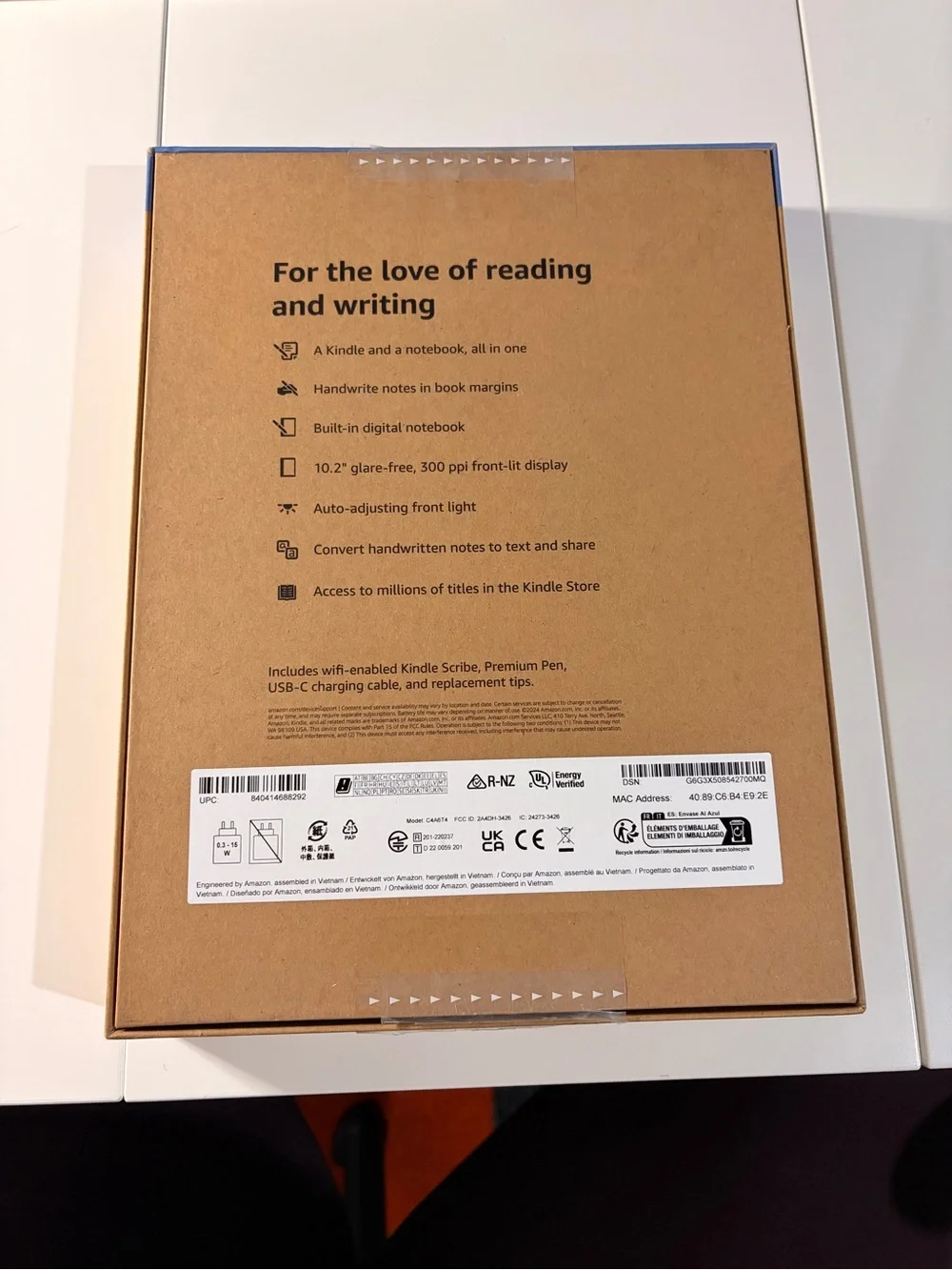 Amazon Kindle Scribe (64GB)(2024) Jade Green DEVICE & CASE
